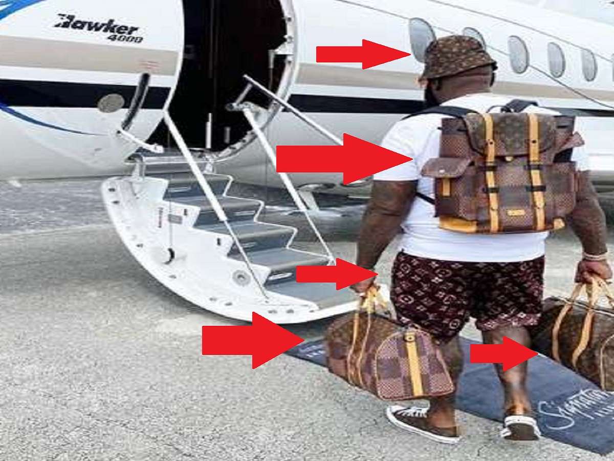 Rick Ross Exposed For Wearing Fake Louis Vuitton From Head To Toe - Urban  Islandz
