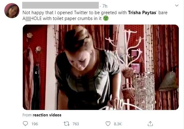Based on the reactions, we are glad we haven’t seen the photos of Trisha Pa...