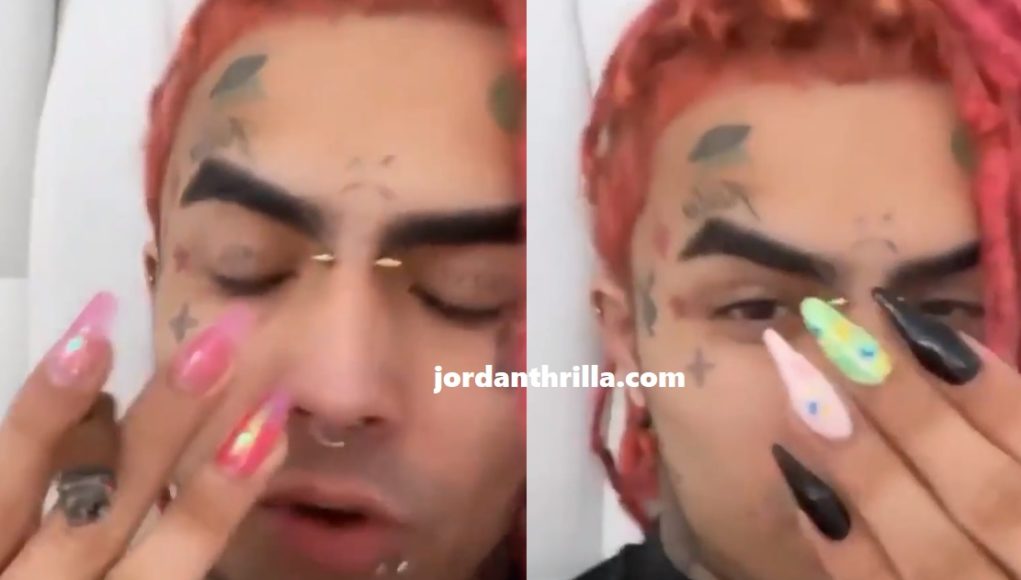 Lil Pump Large Feet Go Viral After Lil Pump’s Nails Painted Video.