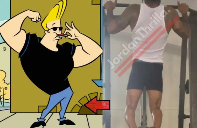 Jim Jones Johnny Bravo Legs Go Viral After Pullups Workout Video