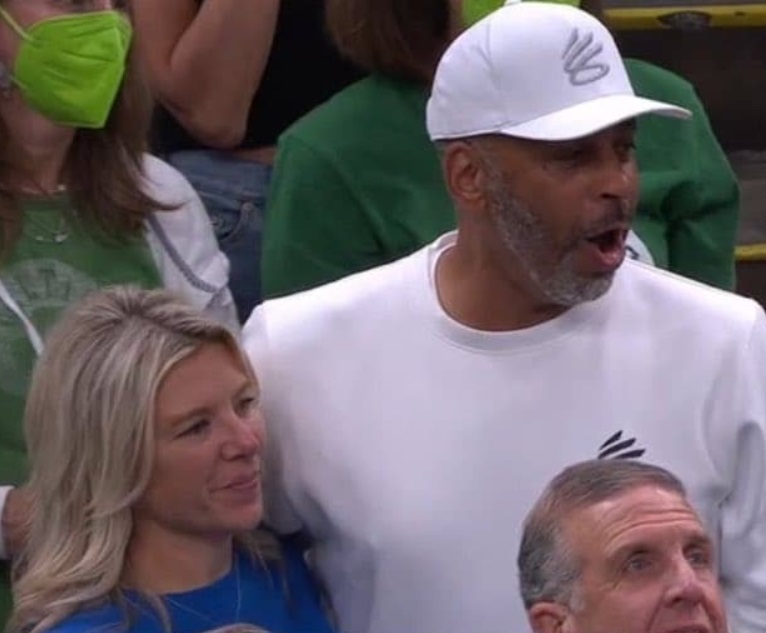 Sonya Curry Also Showed Up With Her New Boyfriend, Former Patriots TE Steven  Johnson, To Watch Steph Curry Play At …