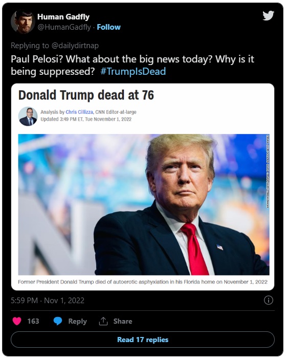 Is Donald Trump Dead? Details on Why #TrumpisDead Hashtag is Viral on ...