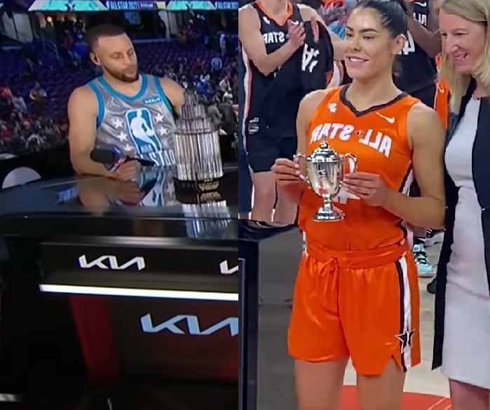 Aces star Kelsey Plum reacts to WNBA's 'upgraded' All-Star Game MVP trophy  after last year's 'teacup' quip