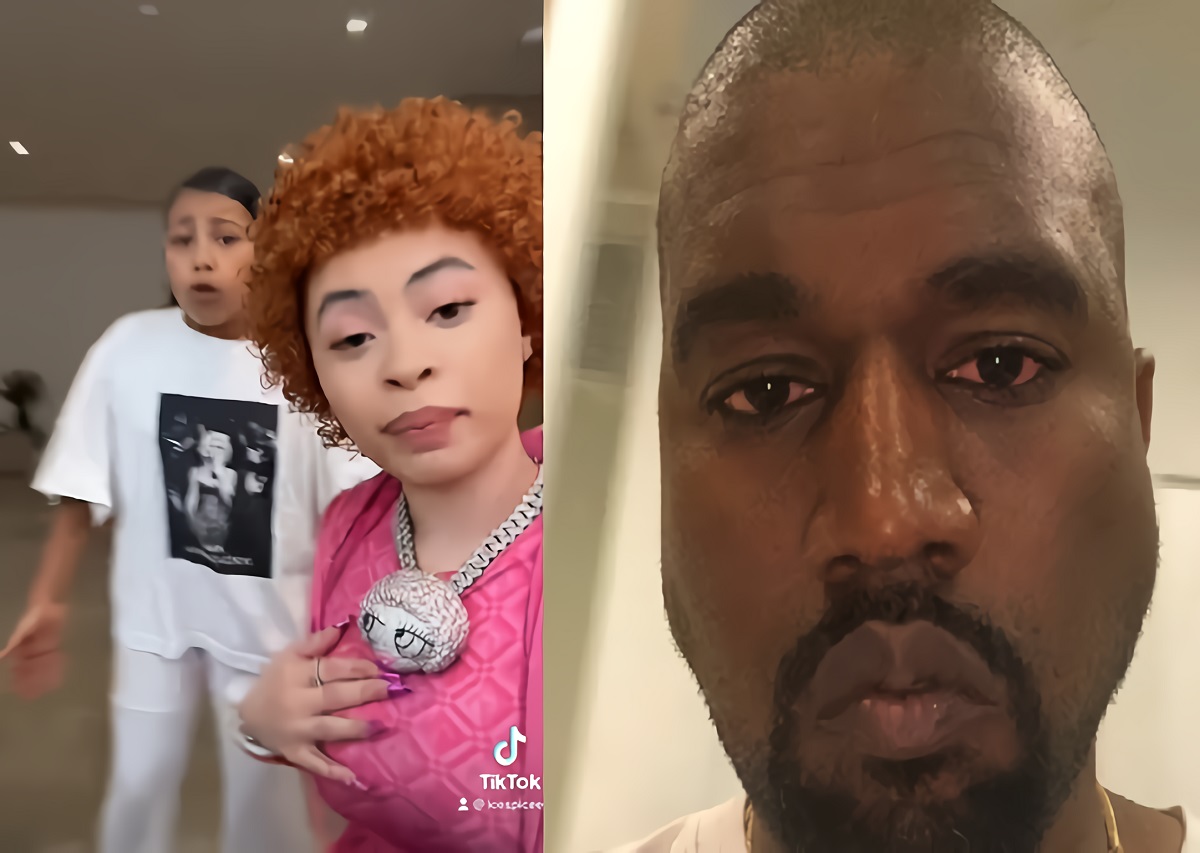 Kanye Praised As Kim Kardashian Faces Backlash For Letting Ice Spice Hangout With 9 Year Old 