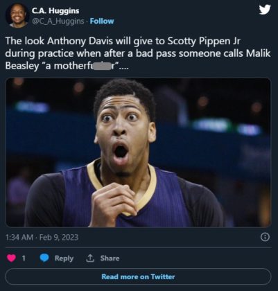 Scotty Pippen Jr. Memes Trend After Malik Beasley Who Smashed His Mom ...