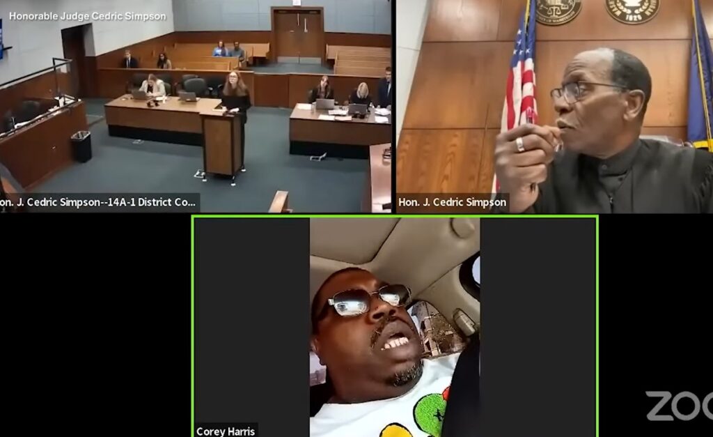 Genius Man Corey Harris Joins His Zoom Court Hearing While Driving Despite the Fact his License was Suspended