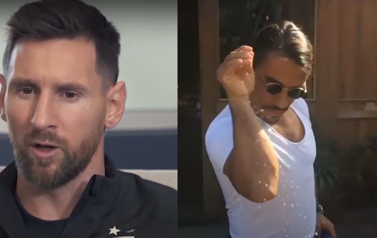 Lionel Messi Ignoring Salt Bae During World Cup Celebrations Sparks Clout Chasing Salt Bae