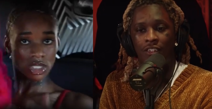 Sexyy Redd compared to Young Thug in terms of physical apperance