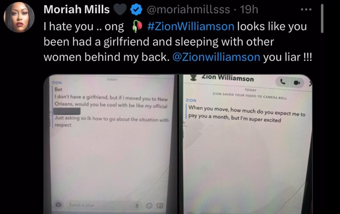 Possibly Pregnant Adult Film Star Moriah Mills Leaks Text Messages From