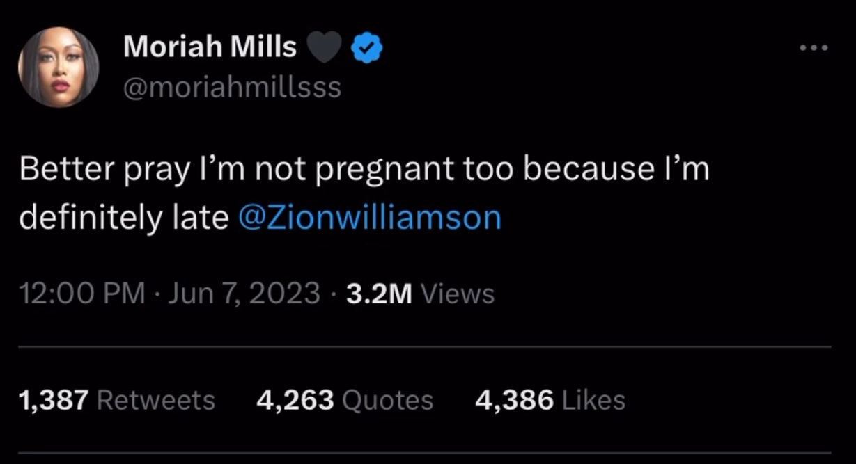 Possibly Pregnant Adult Film Star Moriah Mills Leaks Text Messages From